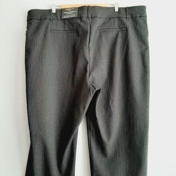New - PENNINGTONS Savvy-Fit Straight-Leg Pant Pinstripe PLUS Sz 28 - Picture 7 of 11